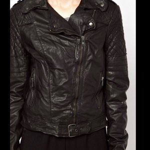 Muuba Quilted Leather Jacket Free People
